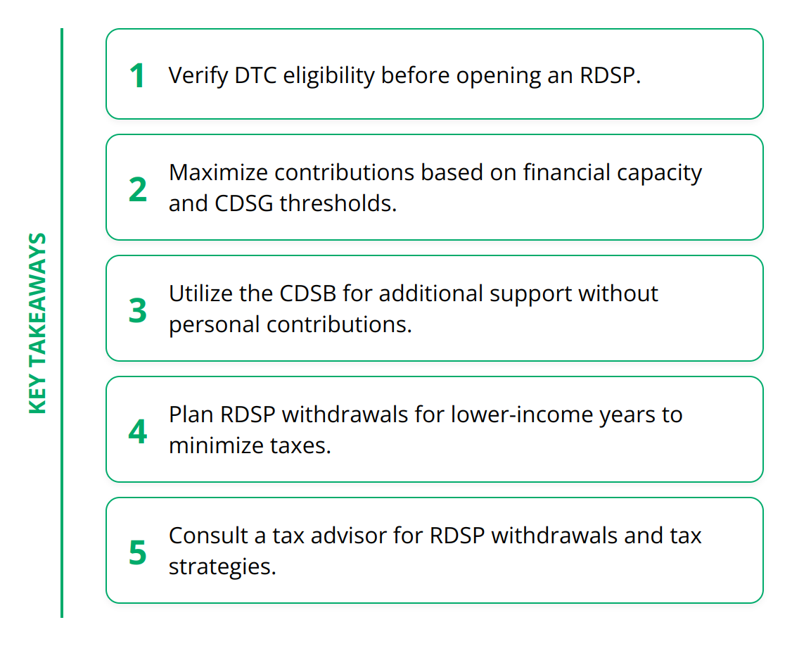 Key Takeaways - Disability Savings Plans Canada: All You Need to Know